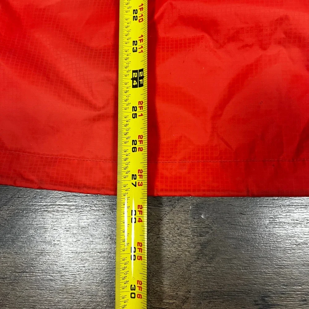 Vineyard Vines Rain Jacket Windbreaker Men's Medium Red Performance Hooded